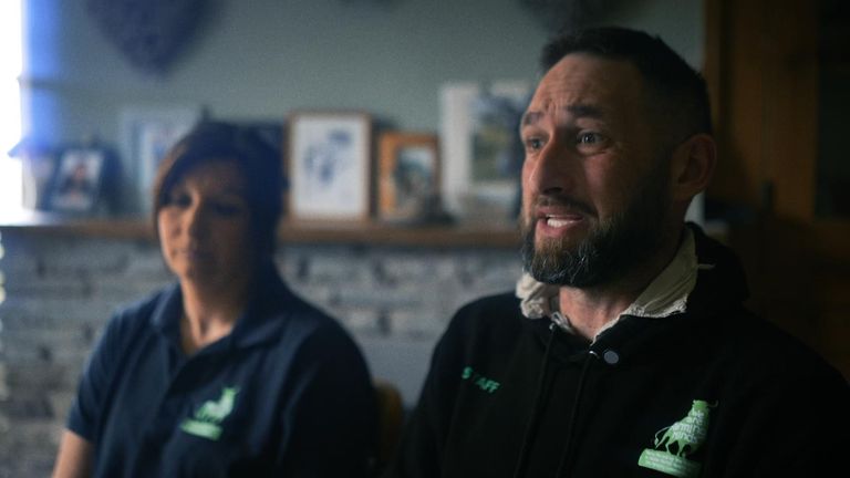 Sam and Emily Stables set up the charity We Are Farming Minds after Sam tried to take his own life